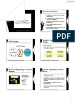  Identifying Market Segments and Targets