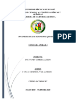 Aspectos generales sobre operaciones de catálisis en reactores de lecho fijo