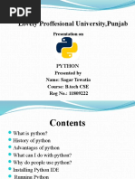 Python PPT | PDF | Python (Programming Language) | Integrated ...