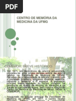 Centro de Memória da Medicina da UFMG