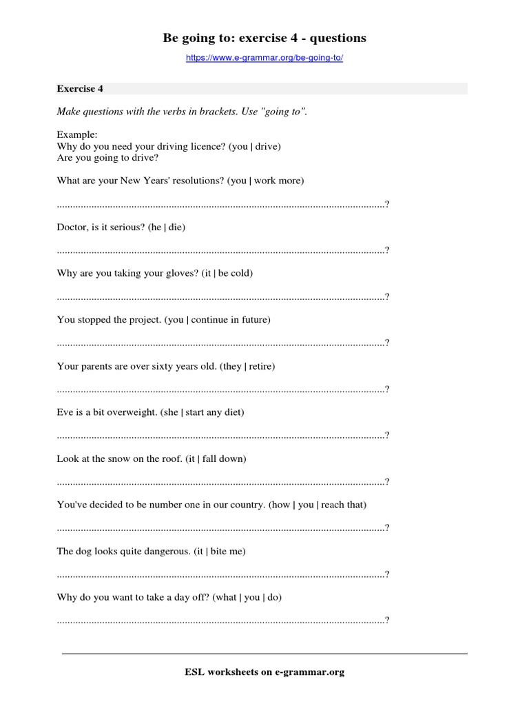 going to exercise 4 pdf