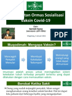 Presentasi Keterlibatan Ormas Sosialisai Vaksin PDF