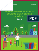 Inventario de Residuos Solidos-Ciudad de Mexico-2019