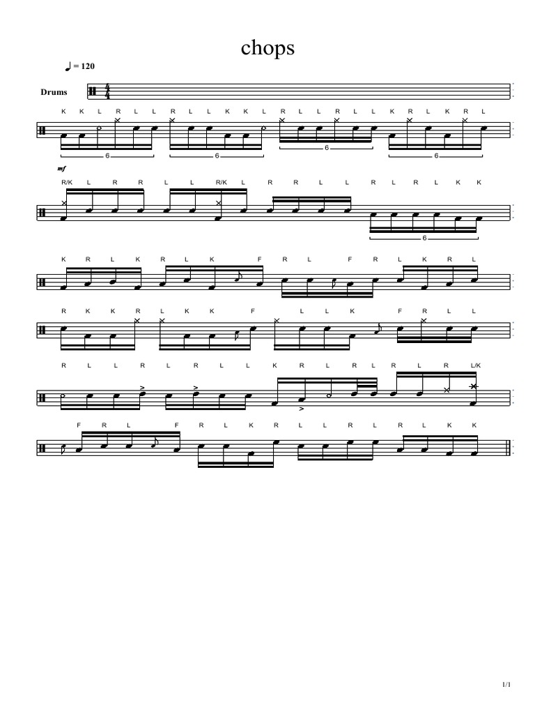 What Do Drumming Chops Include?