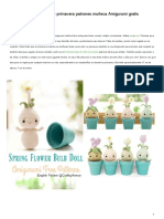Crochet Spring Flower Bulb Doll Amigurumi Free Patterns - En.es