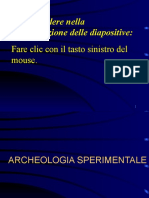 Archeologia Sperimentale 