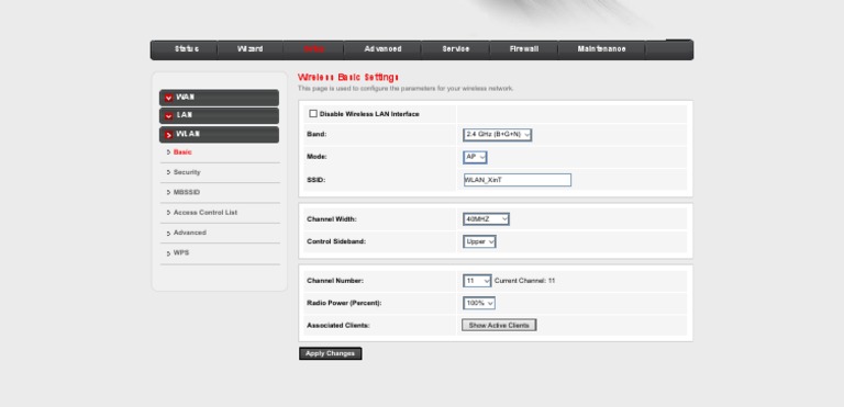 WLAN Basic and Advanced Settings Guide | PDF | Computers