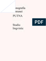 Monografia Comunei PUTNA M