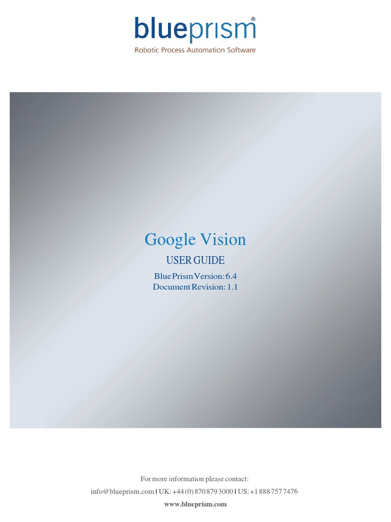 v6+User+Guide+-+Google+Vision+1 1 | PDF | Optical Character Recognition ...