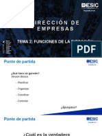 Tema 2 - Funciones de La Dirección