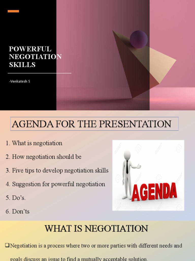 Mastering Powerful Negotiation Skills | PDF | Career & Growth