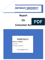 On Consumer Act: Submitted To