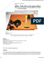 A X100 DC Amplifier With Microvolt Input Offset