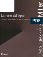 Los usos del lapso - Jacques Alain Miller.pdf