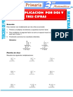 Multiplicación y división para tercero de primaria