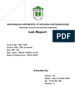 Lab Report: Ahsanullah University of Science and Technology