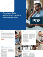 5 Ways Transform Insurance Intelligent Automation Blue Prism Cloud PDF