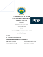 Políticas públicas para el sector real y financiero de la EPS