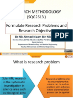 4 Formulate Research Problem and Research Objective