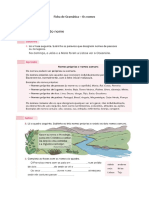 Ficha Gramática 13_Os nomes