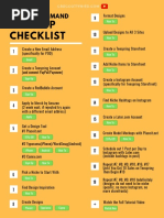 Startup Checklist: Print On-Demand