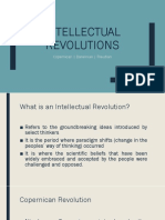 STS Prelim Chapter 4 Intellectual Revolutions