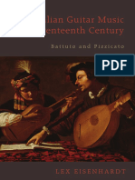 Italian Guitar Music Seventeenth Century: of The