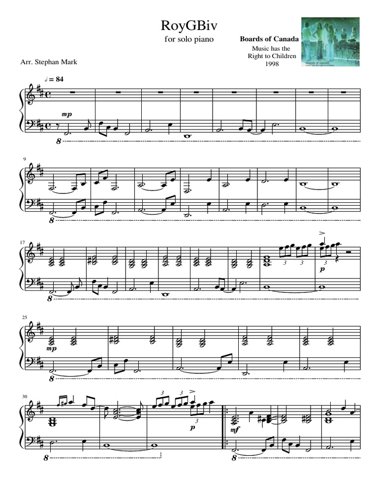 Boards of Canada RoyGBiv PDF PDF