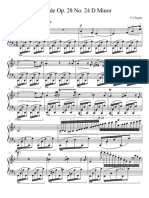 Prelude in D Minor Op. 28 No. 24