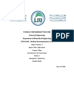 Lebanese International University: Department of Biomedical Engineering EENG424L-Medical Instrumentation I Lab