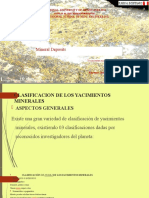 9ma - Clase - Clasificación de Yacimientos Minerales Génesis Por Procesos y Mecanismos Genéticos