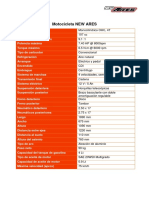 Ficha Técnica NEW ARES 1