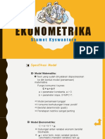 Presentasi 2 Ekonomitrika