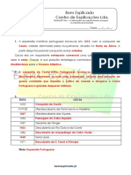 A.1.2 - A Afirmação Do Expansionismo Europeu - Os Impérios Peninsulares - Ficha de Trabalho (2) - Soluções