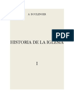 Auguste Boulenger. Historia de La Iglesia I