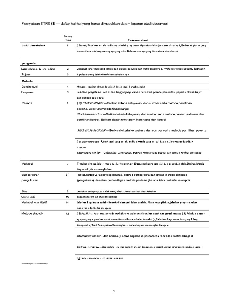 Strobe checklist v4 combined en id pdf