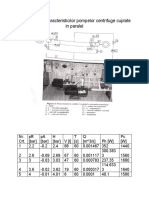 Determinarea Caracteristicilor Pompelor Centrifuge Cuplate in Paralel