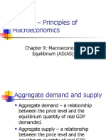 Chapter 9 - Aggregrate Demand and Supply