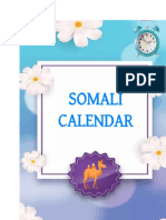 Somali Calendar Book