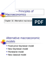 CHAPTER 16 - ALTERNATIVE MACROECONOMIC MODEL