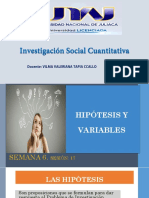 Hipótesis y Variables