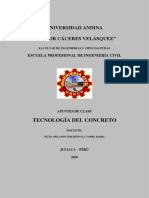 Tecnologia Del Concreto - 2020 PDF