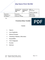 1-GSP-82-3-E-002 - 0-Protection Relay Checklist