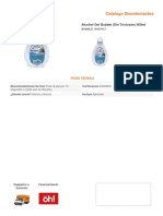 Catálogo desinfectantes alcohol gel