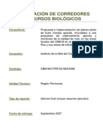 coordinacion de corredores ecologicos