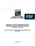 Normatividad de difusión del INEGI