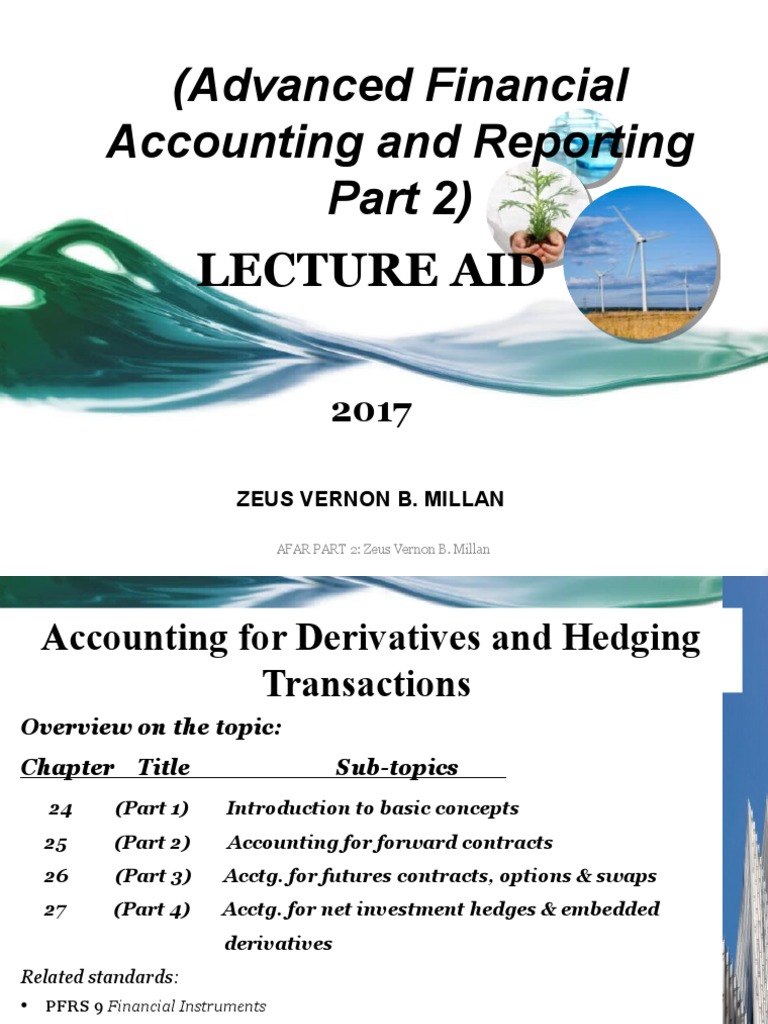 Accounting for Derivatives and Hedging | PDF | Derivative (Finance ...