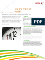 Are You Making The Most of Your Time at Work?: Rate Your Time Management Skills and Find Out