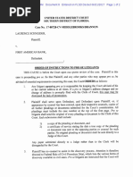 June 21, 2017 Order of Instructions Pro Se Litigants Re. Electronic Filing (D.E. 8, SCH V FAB 17-80728-S.D.F.L.)