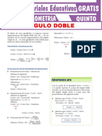 Ángulo Doble para Quinto Grado de Secundaria PDF